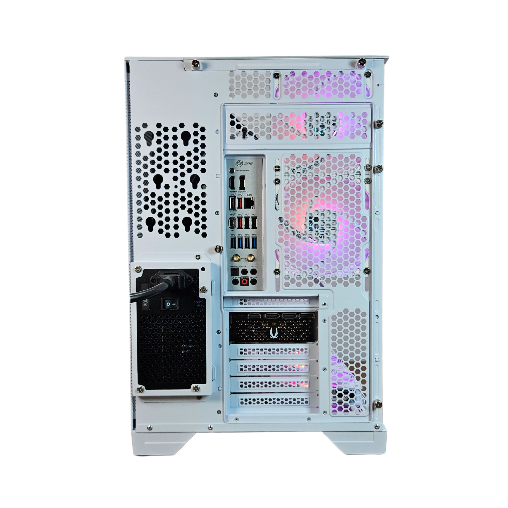 SnowFall Gaming PC - RYZEN 7-7800X3D - RTX 5080 - 32GB DDR5 - 2TB M.2 + Free Mouse & Keyboard - Ai & VR READY