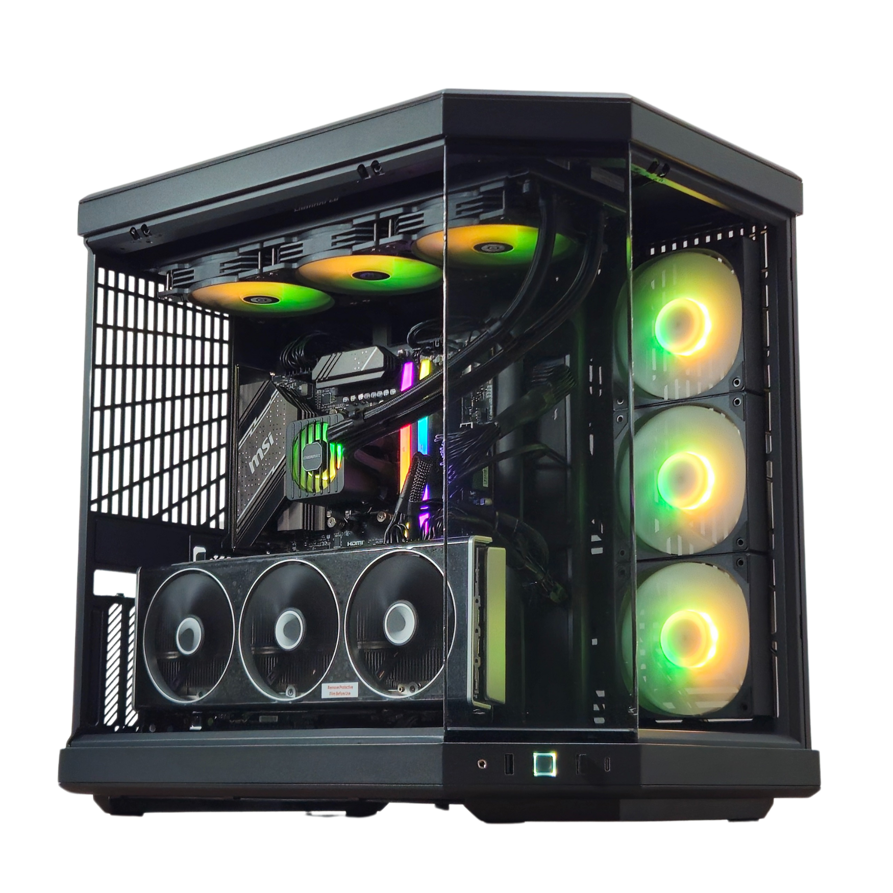 Black Mamba V2 - Custom Gaming PC - RYZEN 7 7800X3D - RX 9070XT 16GB - 2TB SSD + 2TB SSD