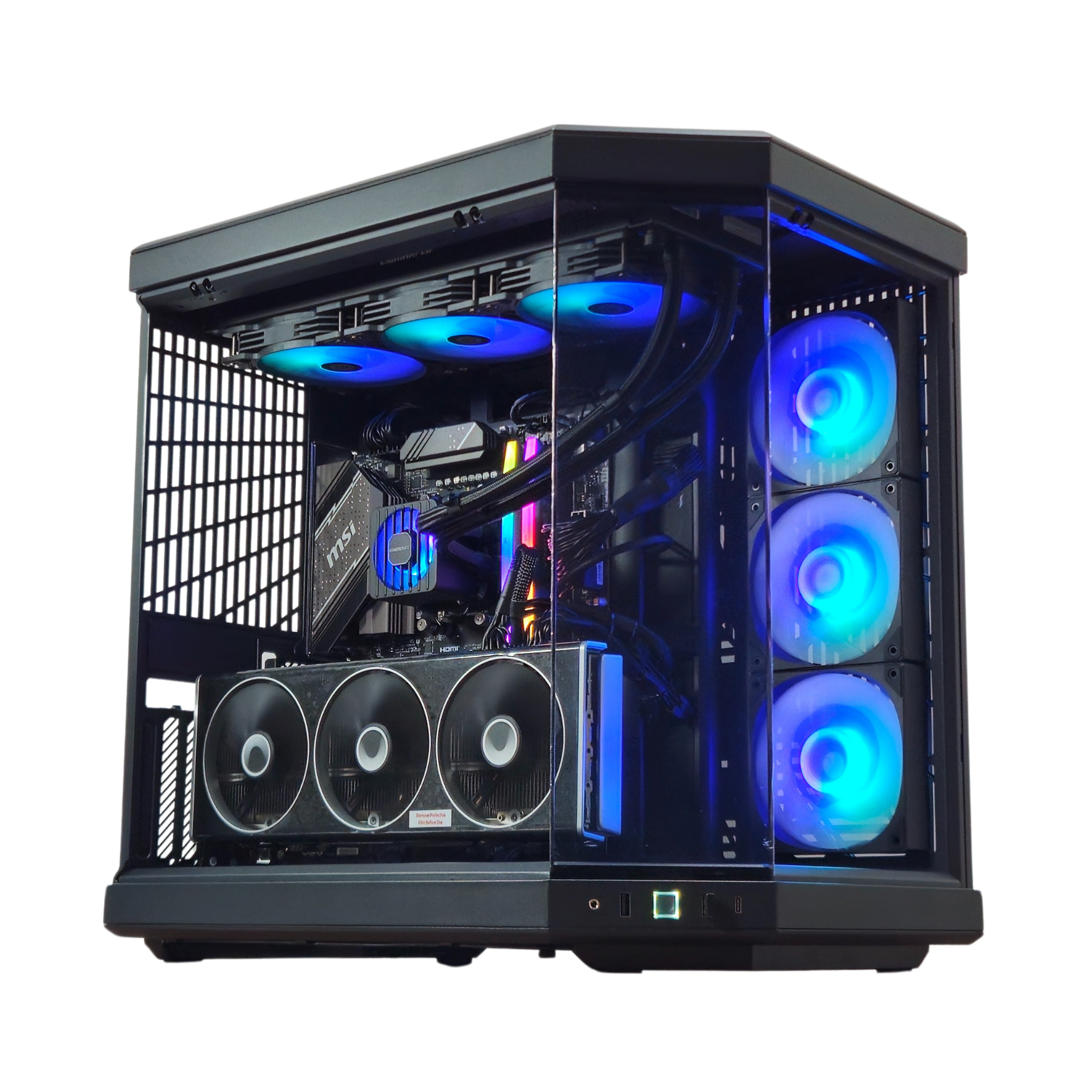 Black Mamba V2 - Custom Gaming PC - RYZEN 7 7800X3D - RX 9070XT 16GB - 2TB SSD + 2TB SSD